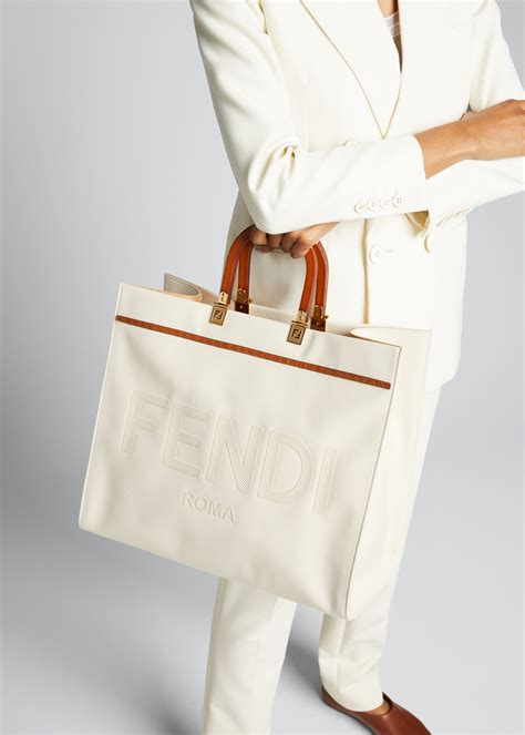 fendi sunshine shopper bag|fendi sunshine medium vs large.